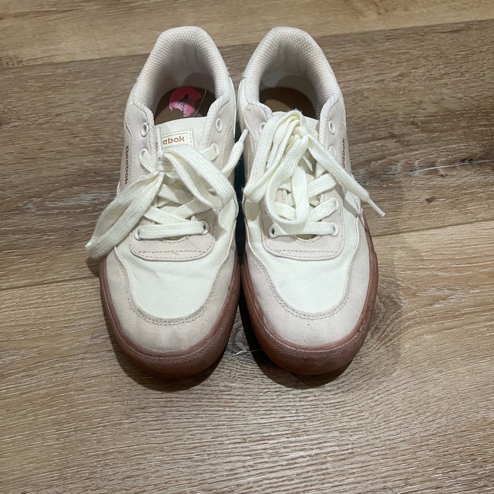 Reebok Cream and Gum Sneakers